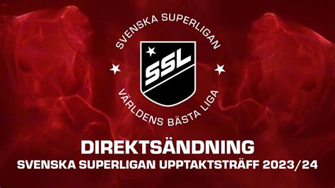 Betting och odds på Svenska Superligan (SSL) 2023/2024.